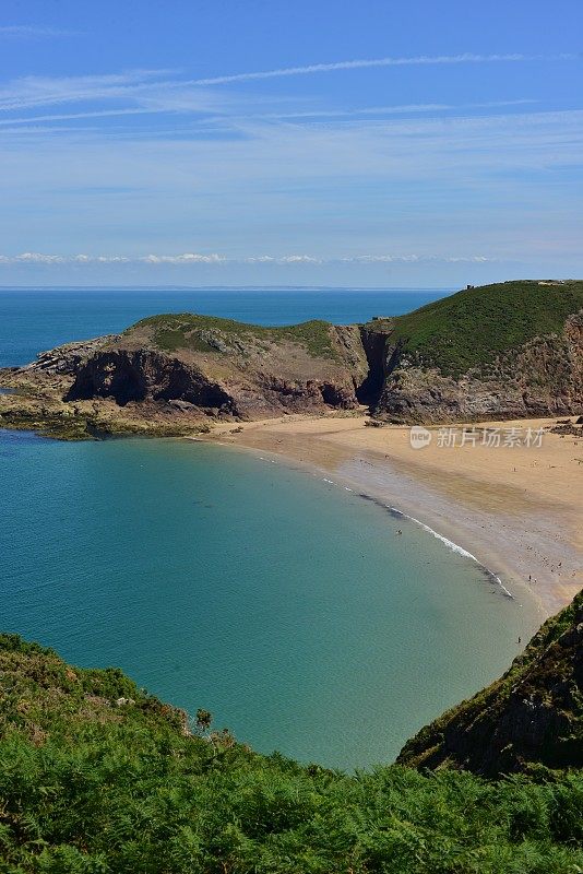 英国泽西岛Plemont Bay